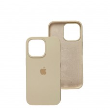 Чохол для iPhone 13 Pro Square Full silicone молочний / lactic
