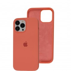 Чохол для iPhone 13 Pro Max Silicone Full оранжевий / pink citrus