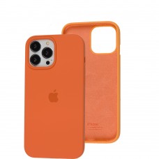Чохол для iPhone 13 Pro Max Silicone Full помаранчевий / nectarine