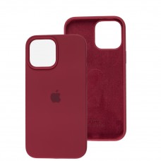 Чехол для iPhone 13 Pro Max Silicone Full красный / rose red  