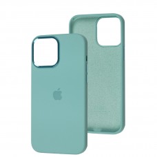 Чохол для iPhone 13 Pro Max New silicone Metal Buttons ice blue