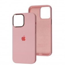 Чехол для iPhone 13 Pro Max New silicone case light pink