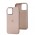 Чехол для iPhone 13 Pro Max New silicone case pink sand