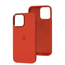 Чохол для iPhone 13 Pro Max New silicone Metal Buttons red