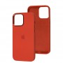 Чохол для iPhone 13 Pro Max New silicone Metal Buttons red