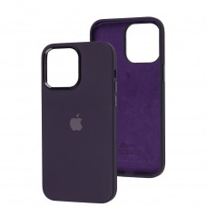 Чохол для iPhone 14 Pro Max New silicone Metal Buttons elderberry