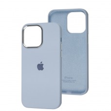 Чехол для iPhone 14 Pro Max New silicone Metal Buttons lilac