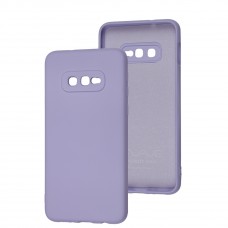 Чехол для Samsung Galaxy S10e (G970) Wave Full colorful light purple