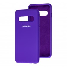Чохол для Samsung Galaxy S10 (G973) Silicone Full фіолетовий / purple
