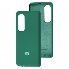 Чехол для Xiaomi Mi Note 10 Lite Silicone Full зеленый / dark green