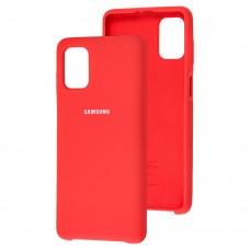 Чохол для Samsung Galaxy M51 (M515) Silky Soft Touch червоний