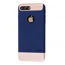 Чехол Baseus для iPhone 7 Plus / 8 Plus ударостойкий синий
