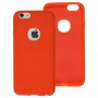 Чехол iPaky для iPhone 6 с имитацией кожи красный
