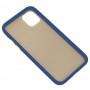 Чохол для iPhone 11 LikGus Maxshield синій/салатовий
