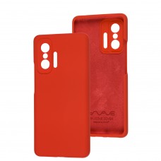 Чехол для Xiaomi 11T / 11T Pro Wave Full camera red