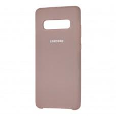 Чехол для Samsung Galaxy S10+ (G975) Silky Soft Touch "лаванда"