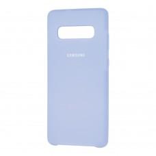 Чехол для Samsung Galaxy S10+ (G975) Silky Soft Touch "лиловый"