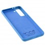 Чехол для Samsung Galaxy S21+ (G996) Wave Full blue
