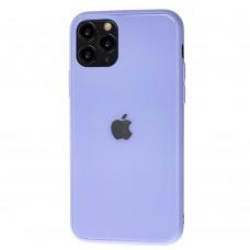 Чехол New glass для iPhone 11 Pro светло-фиолетовый