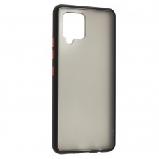 Чехол для Samsung Galaxy A42 (A426) LikGus Maxshield черный / красный