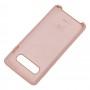 Чохол Samsung Galaxy S10 (G973) Silky Soft Touch блідо-рожевий