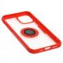 Чохол для iPhone 11 Pro Deen CrystalRing із кільцем червоний
