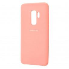 Чехол для Samsung Galaxy S9+ (G965) Silky Soft Touch светло розовый