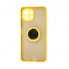 Чохол для Xiaomi Mi 11 Lite LikGus Edging Ring жовтий