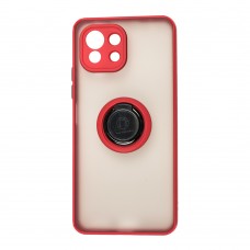 Чехол для Xiaomi Mi 11 Lite LikGus Edging Ring красный