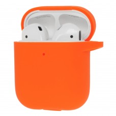 Чохол для AirPods Silicone New оранжевий / orange