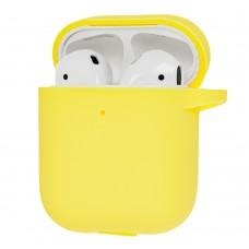 Чехол для AirPods Silicone New yellow 