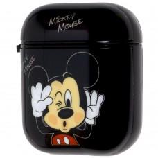Чехол для AirPods Young Style Mickey Mouse черный