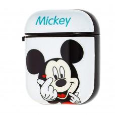 Чехол для AirPods Young Style Mickey Mouse белый
