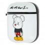 Чехол для AirPods Young Style Mickey Mouse kaws белый
