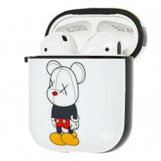 Чохол AirPods Young Style Mickey Mouse kaws білий