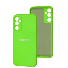 Чохол для Samsung Galaxy A24 (A245) Silicone Full camera neon green