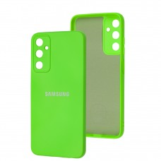 Чохол для Samsung Galaxy A05S (A057) Silicone Full camera neon green