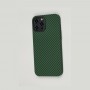 Чохол для iPhone 12 Pro Max Carbon MagSafe green