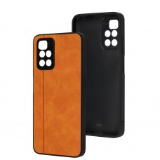 Чохол для Xiaomi Redmi 10 Cosmic Leather orange