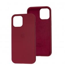 Чохол Silicone для iPhone 12 Pro Max case rose red