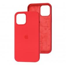 Чехол Silicone для iPhone 12 Pro Max case cranberry