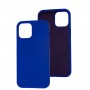 Чехол Silicone для iPhone 12 Pro Max case sapphire blue