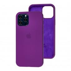 Чехол Silicone для iPhone 12 Pro Max case purple