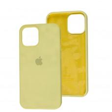 Чохол Silicone для iPhone 12 Pro Max case custard