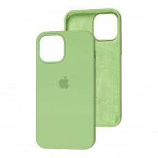 Чехол Silicone для iPhone 12 Pro Max case avocado