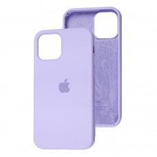 Чехол Silicone для iPhone 12 / 12 Pro case light purple