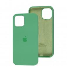 Чехол Silicone для iPhone 12 / 12 Pro case spearmint green