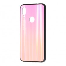 Чехол для Xiaomi Redmi Note 7 Rainbow glass розовый