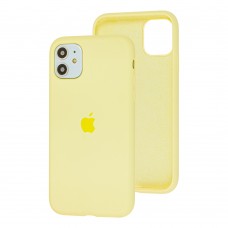 Чохол для iPhone 11 Silicone Full mellow yellow