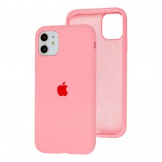 Чохол для iPhone 11 Silicone Full рожевий / light pink
